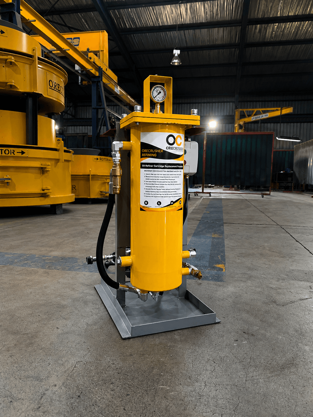 PureFlo AW-5 stationary oil refining system