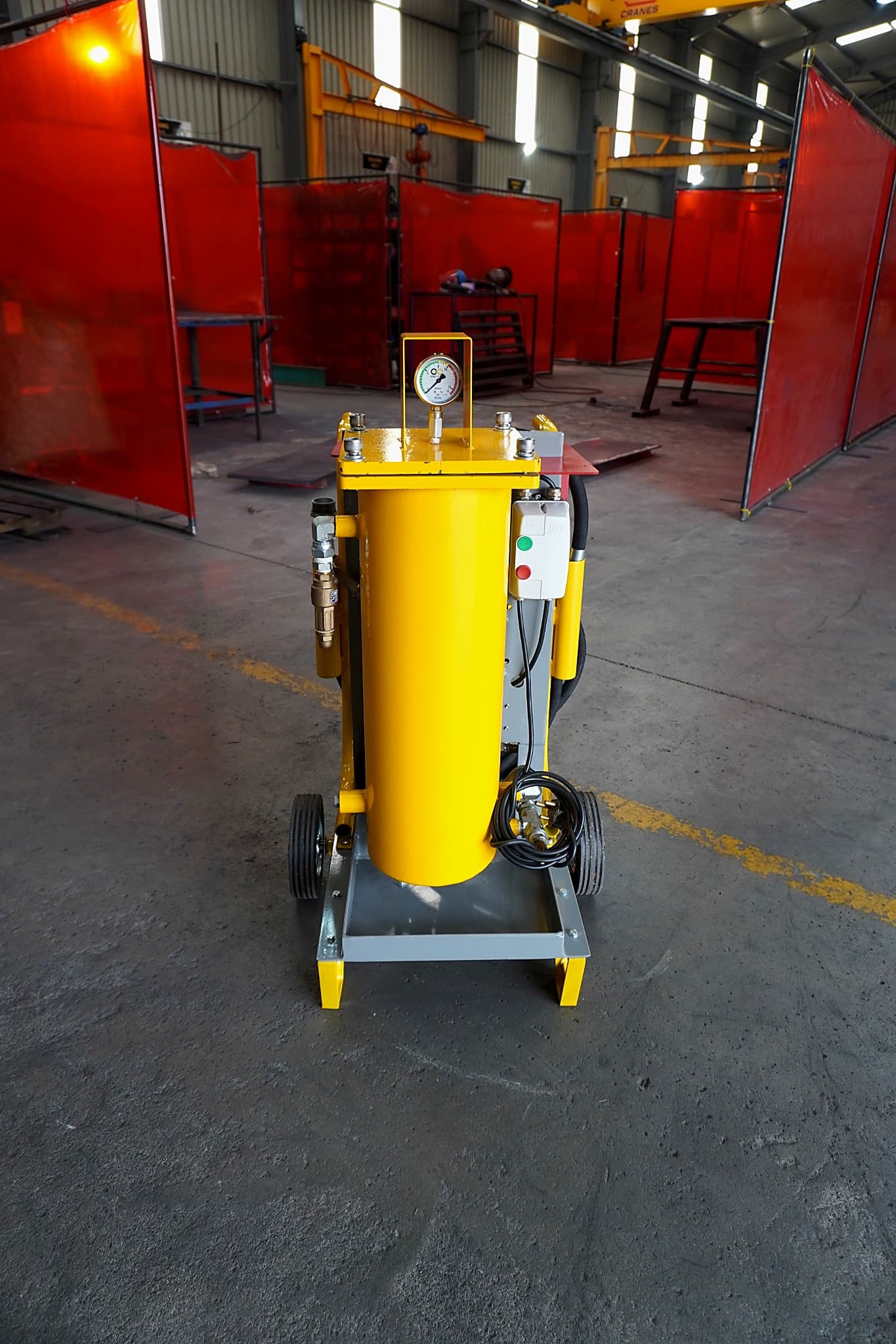 PureFlo oil refining system on site
